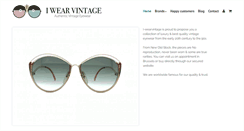 Desktop Screenshot of i-wearvintage.com
