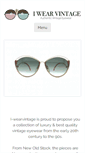 Mobile Screenshot of i-wearvintage.com