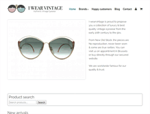 Tablet Screenshot of i-wearvintage.com